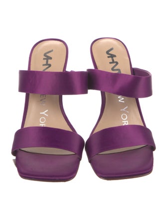Vivienne Hu Satin Slides