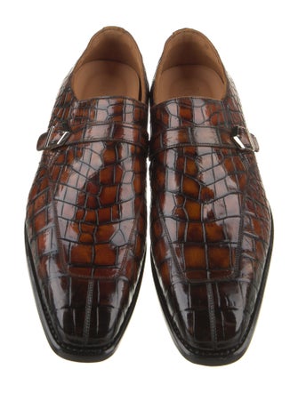 Vivienne Hu Alligator Dress Loafers