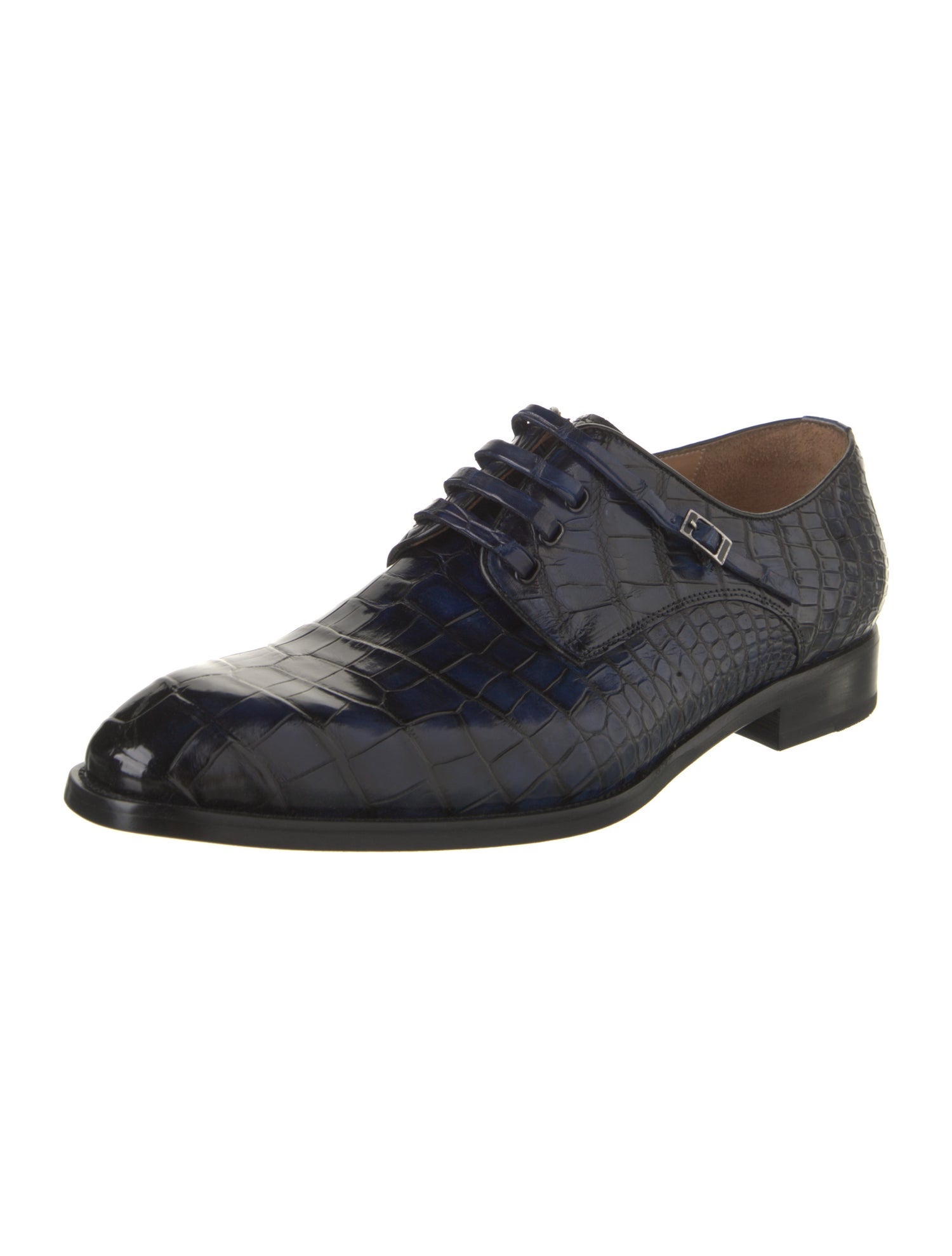 Vivienne Hu Alligator Derby Shoes
