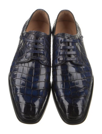 Vivienne Hu Alligator Derby Shoes
