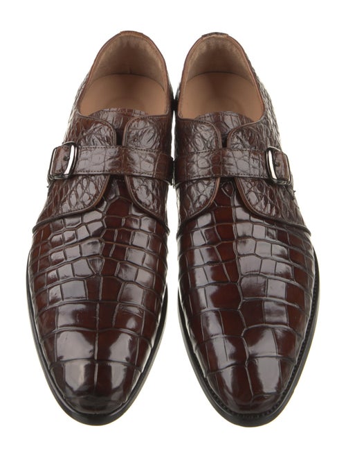 Vivienne Hu Embossed Leather Oxfords