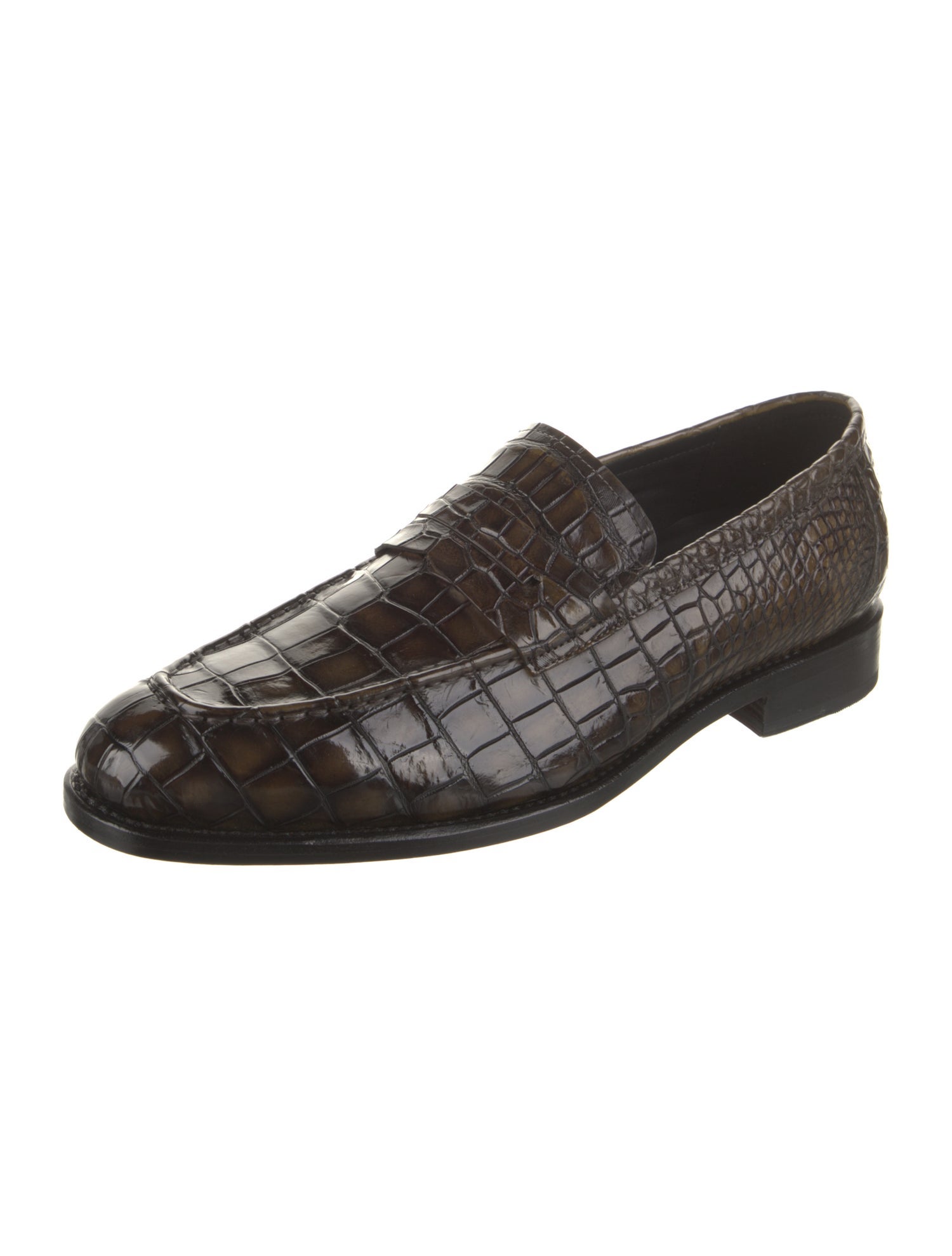 Vivienne Hu Alligator Dress Loafers