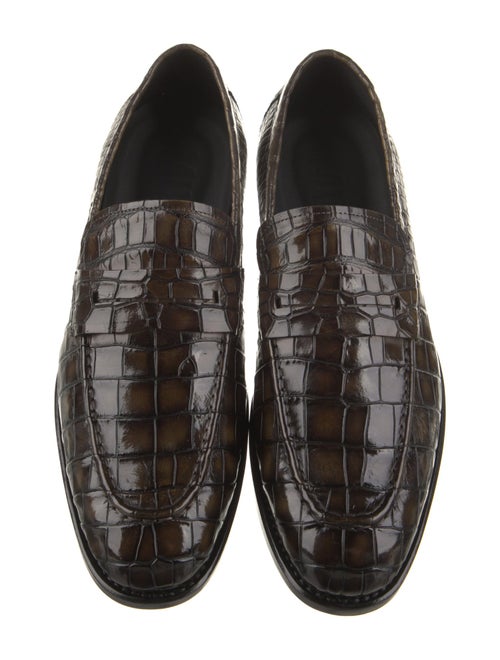 Vivienne Hu Alligator Dress Loafers