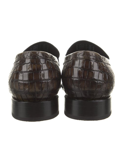 Vivienne Hu Alligator Dress Loafers