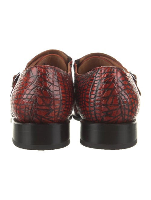 Vivienne Hu Alligator Printed Loafers