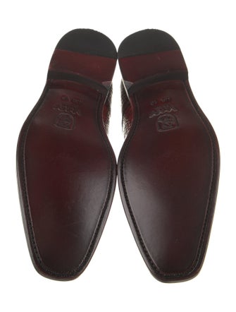 Vivienne Hu Alligator Printed Loafers