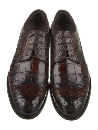 Vivienne Hu Alligator Dress Loafers