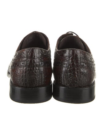 Vivienne Hu Alligator Dress Loafers