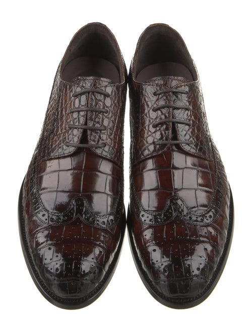 Vivienne Hu Alligator Derby Shoes