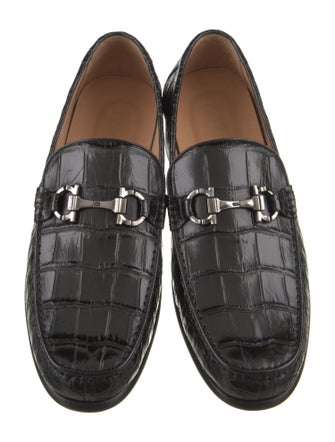 Vivienne Hu Alligator Dress Loafers
