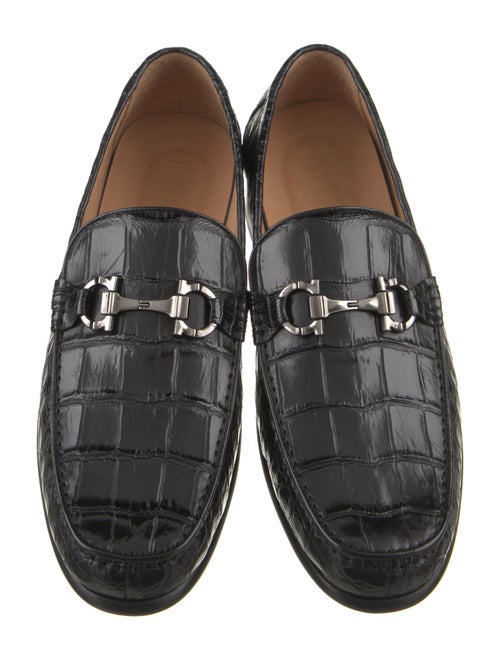 Vivienne Hu Alligator Dress Loafers
