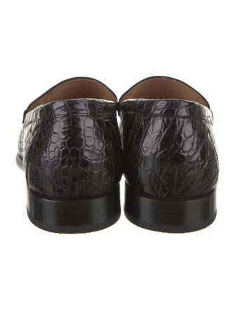 Vivienne Hu Alligator Dress Loafers