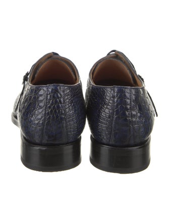 Vivienne Hu Alligator Derby Shoes