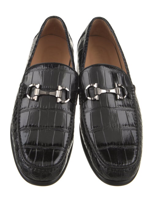 Vivienne Hu Alligator Dress Loafers