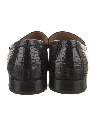 Vivienne Hu Alligator Dress Loafers