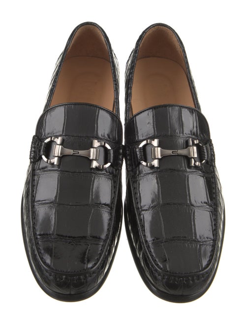 Vivienne Hu Alligator Dress Loafers