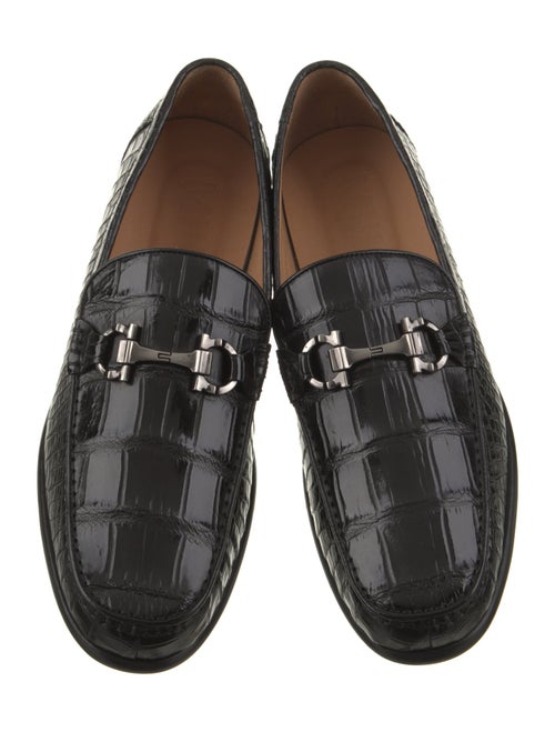 Vivienne Hu Alligator Dress Loafers