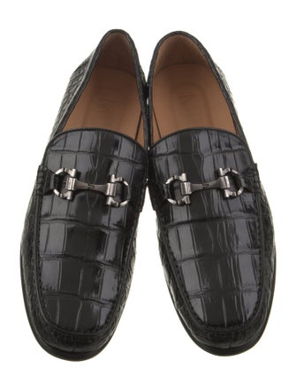 Vivienne Hu Alligator Dress Loafers