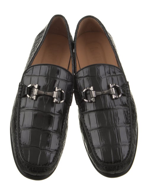 Vivienne Hu Alligator Dress Loafers