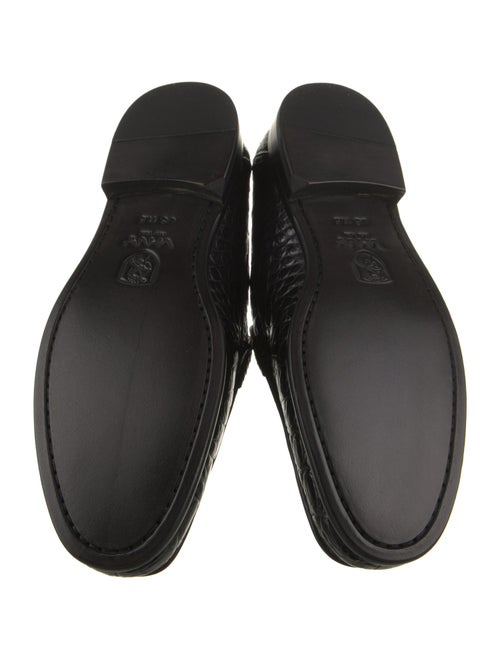 Vivienne Hu Alligator Dress Loafers