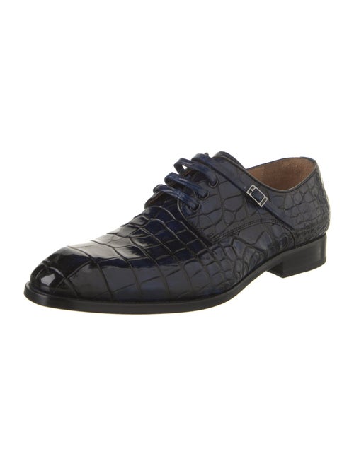 Vivienne Hu Alligator Derby Shoes