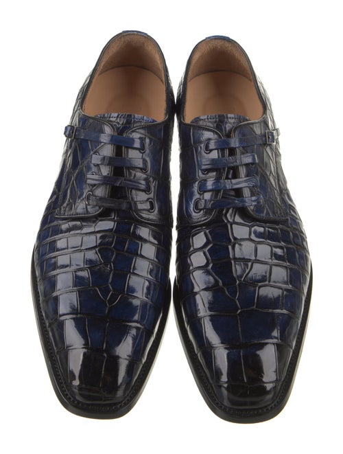 Vivienne Hu Alligator Derby Shoes