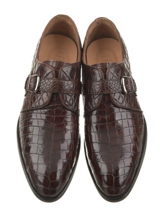 Vivienne Hu Alligator Dress Loafers