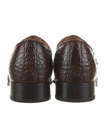 Vivienne Hu Alligator Dress Loafers