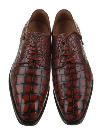 Vivienne Hu Alligator Animal Print Oxfords