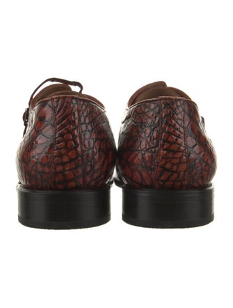 Vivienne Hu Alligator Animal Print Oxfords