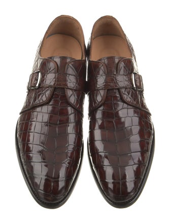 Vivienne Hu Alligator Dress Loafers