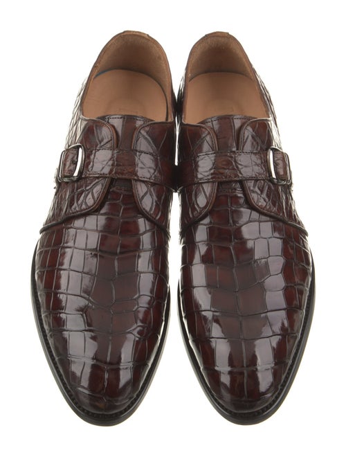 Vivienne Hu Alligator Dress Loafers