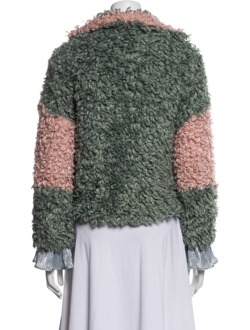 Vivienne Hu Printed Faux Fur Jacket