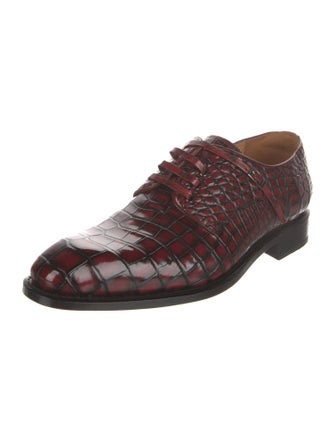 Vivienne Hu Alligator Animal Print Oxfords