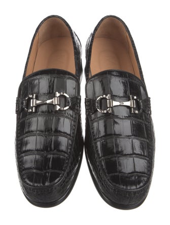 Vivienne Hu Alligator Loafers