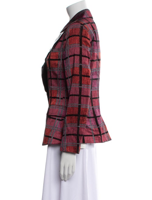 Vivienne Hu Plaid Print Blazer