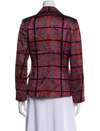 Vivienne Hu Plaid Print Blazer