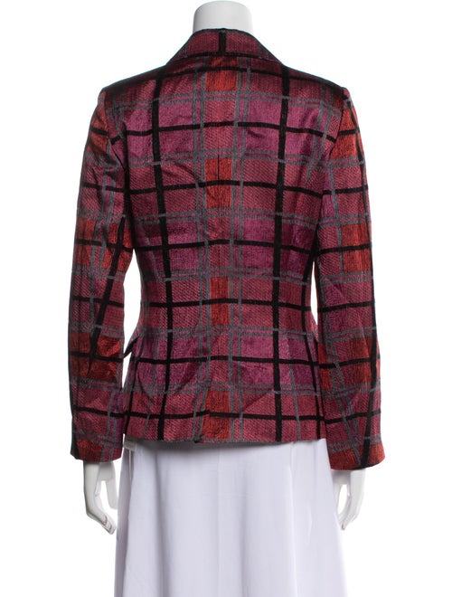 Vivienne Hu Plaid Print Blazer