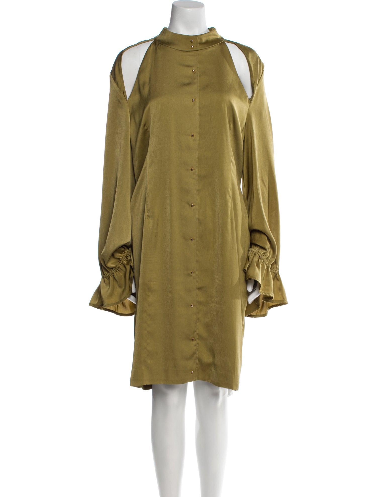 Vivienne Hu Mock Neck Knee-Length Dress