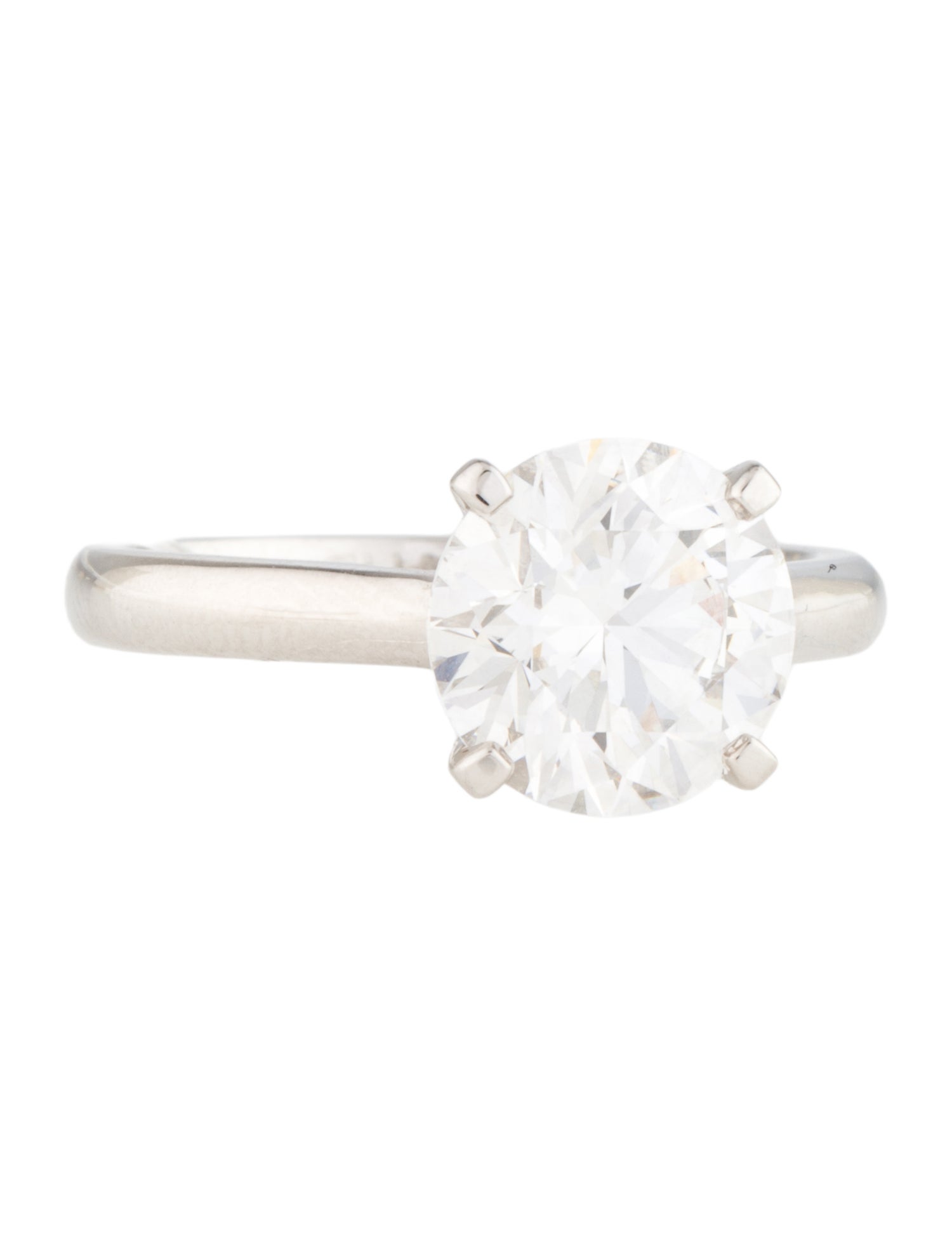 Vivienne Hu Platinum 3.53ct Lab-Grown Diamond Engagement Ring