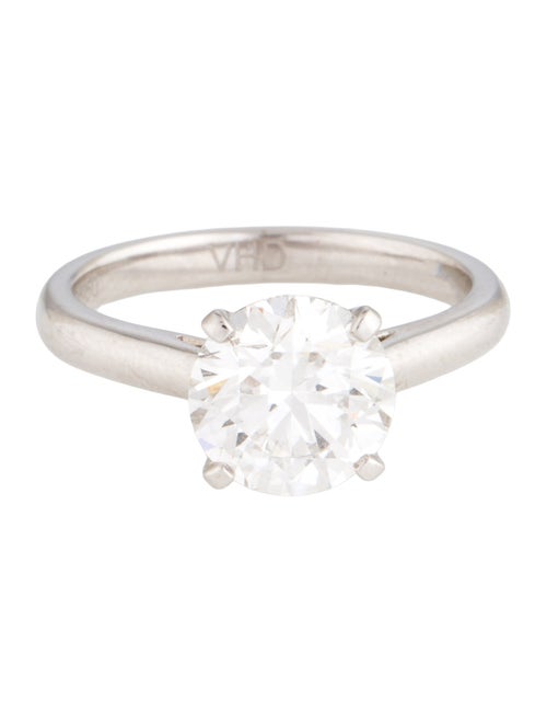 Vivienne Hu Platinum 3.01ctw Lab-Grown Diamond Solitaire Engagement Ring