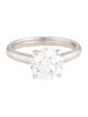Vivienne Hu Platinum 3.01ctw Lab-Grown Diamond Solitaire Engagement Ring