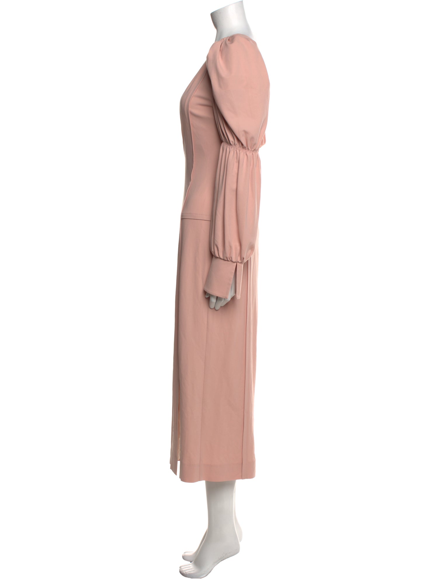 Vivienne Hu Plunge Neckline Long Dress