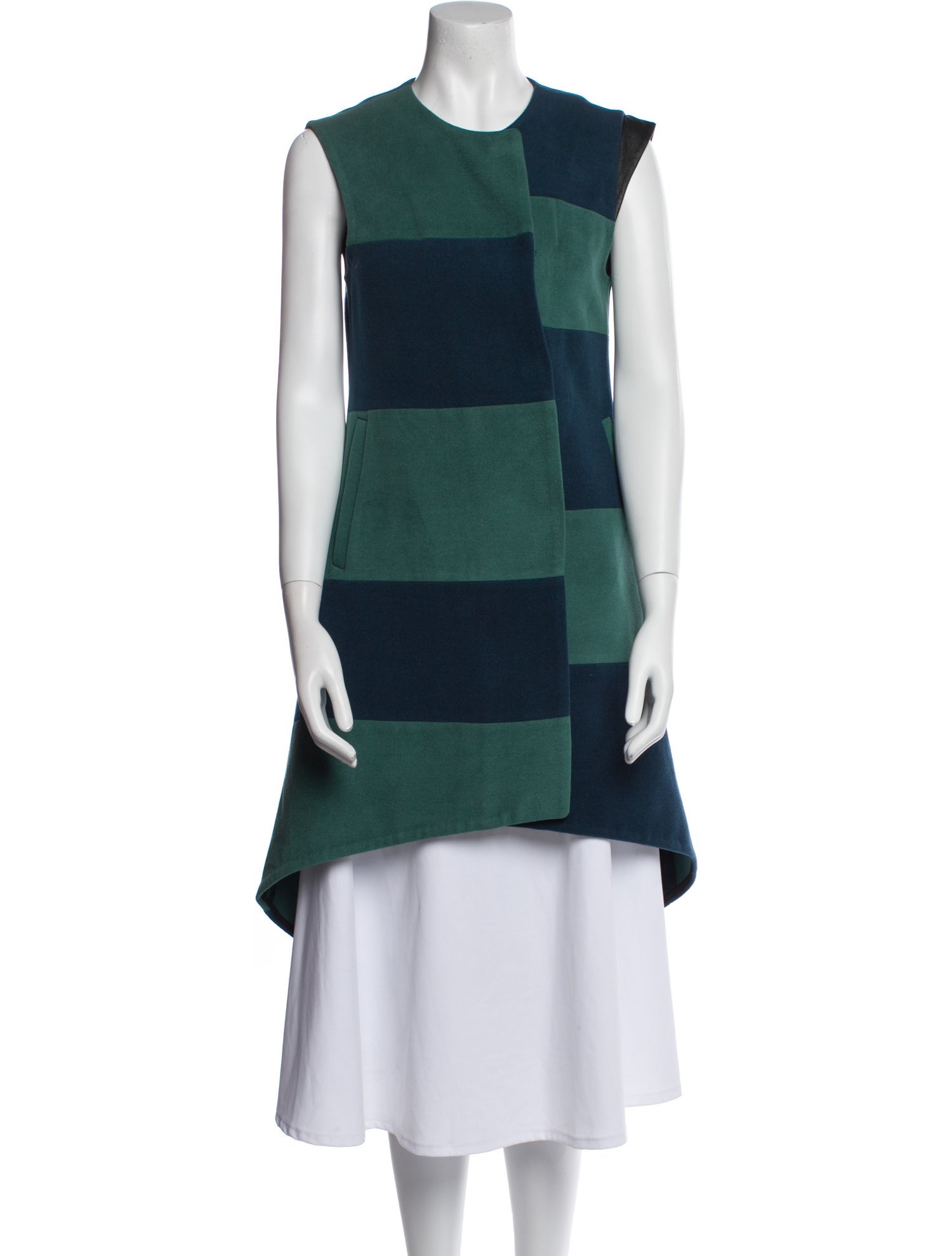 Vivienne Hu Colorblock Pattern Coat