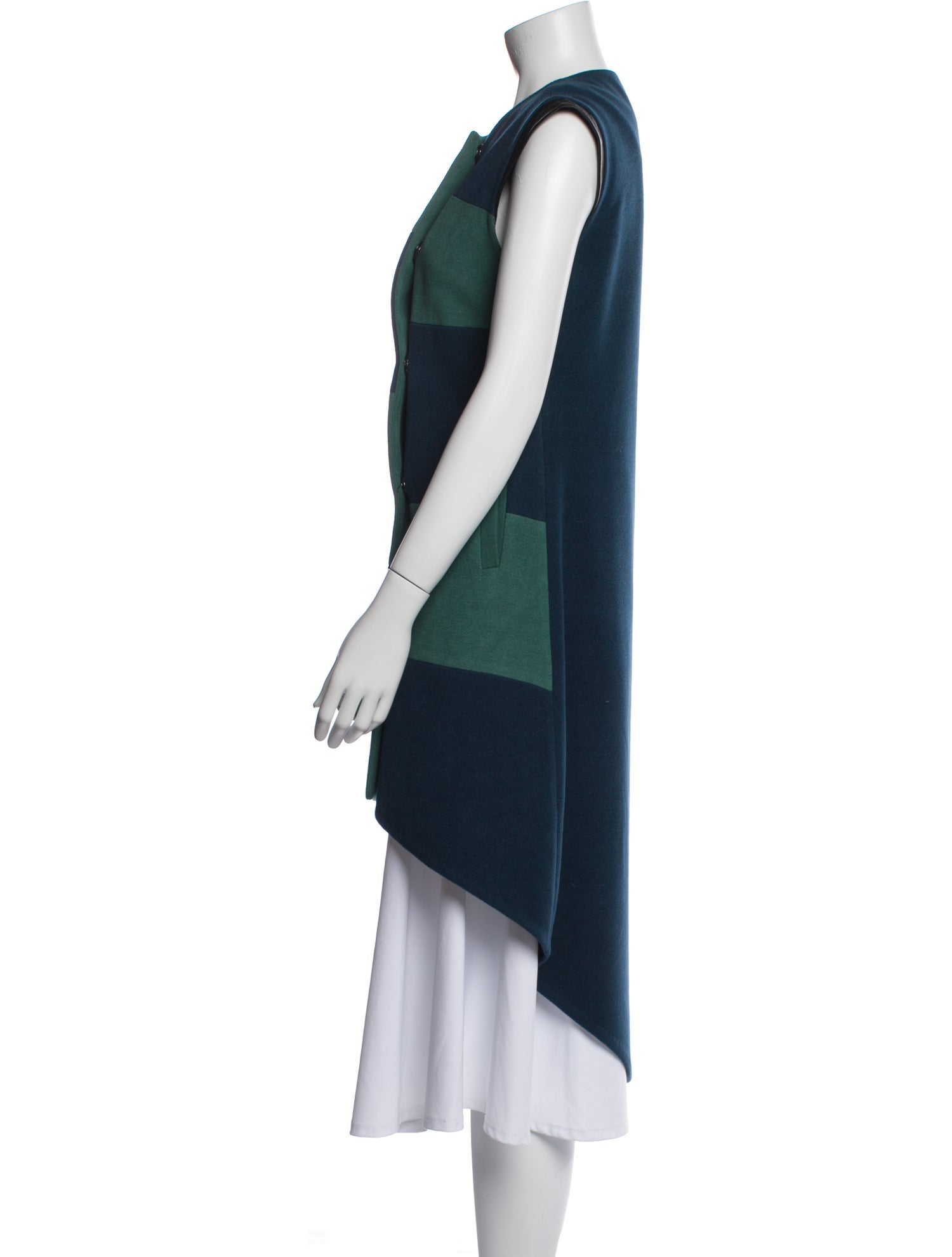 Vivienne Hu Colorblock Pattern Coat