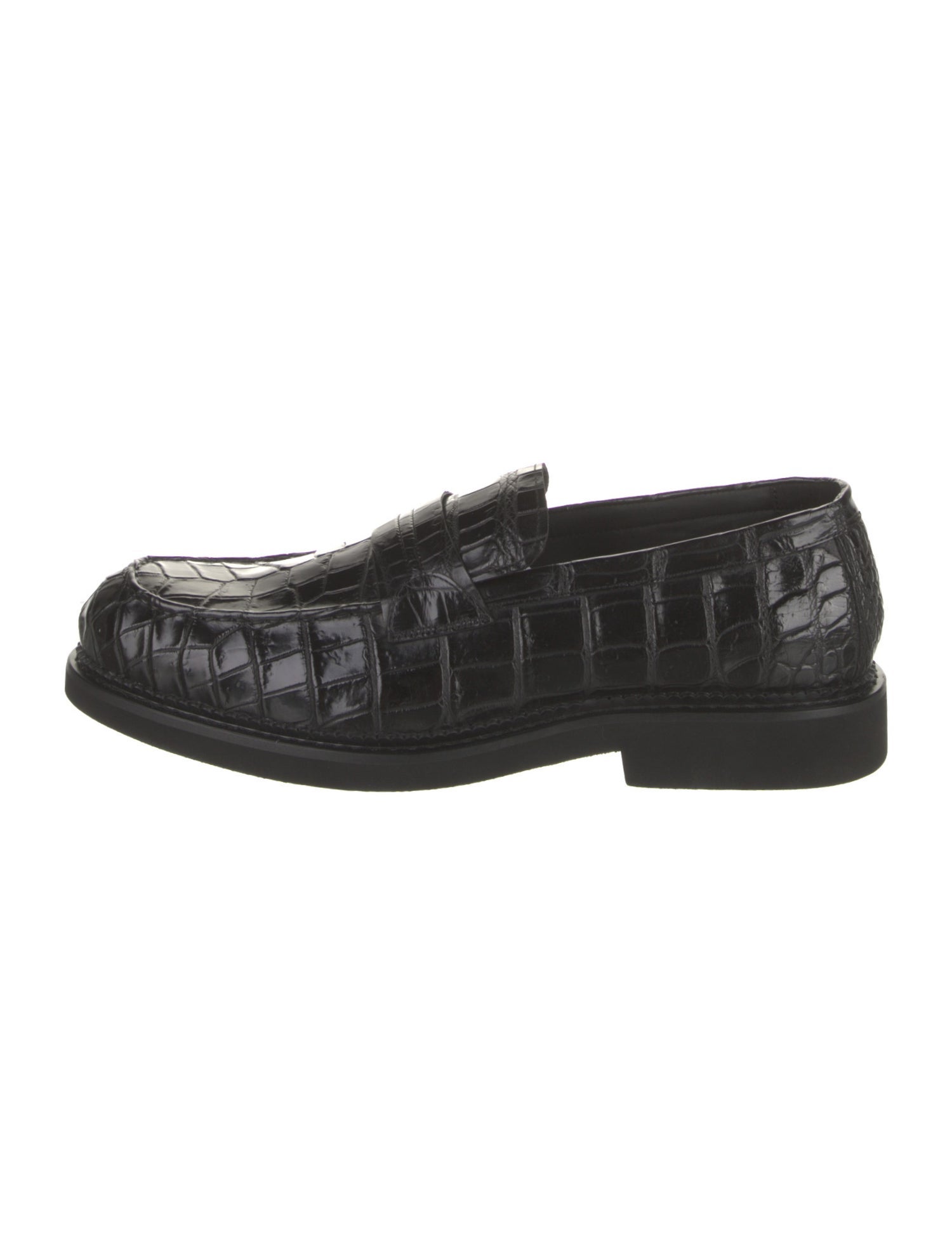 Vivienne Hu Alligator Dress Loafers