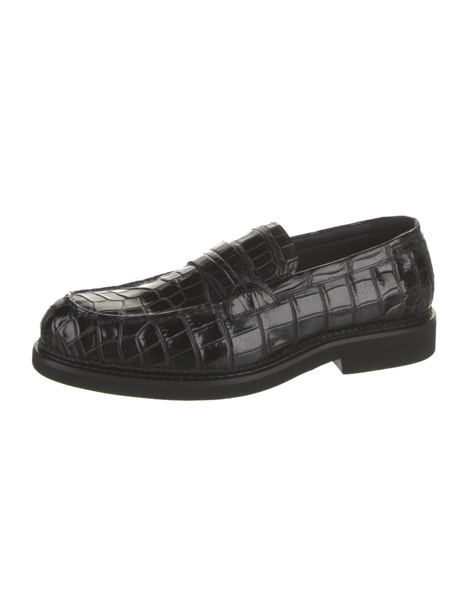 Vivienne Hu Alligator Dress Loafers