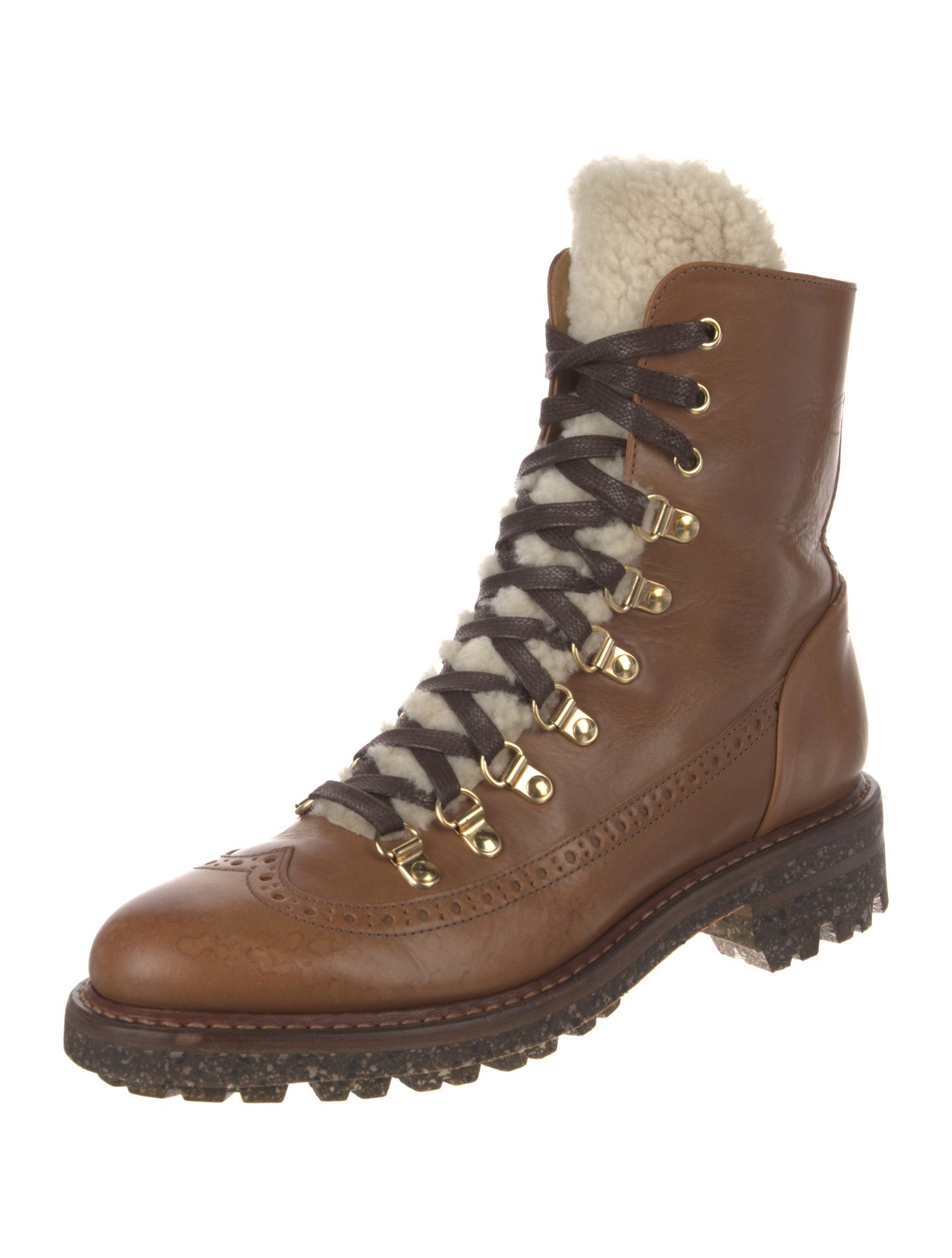 Vibram Leather Combat Boots