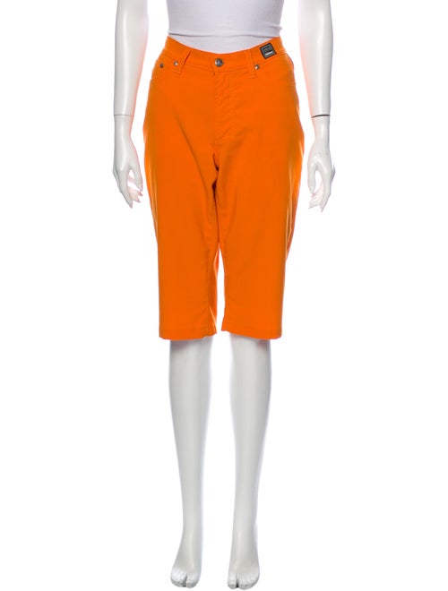 Versace Jeans Wide Leg Pants Orange