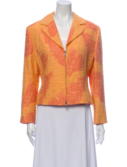 Versace Jeans Printed Blazer Orange